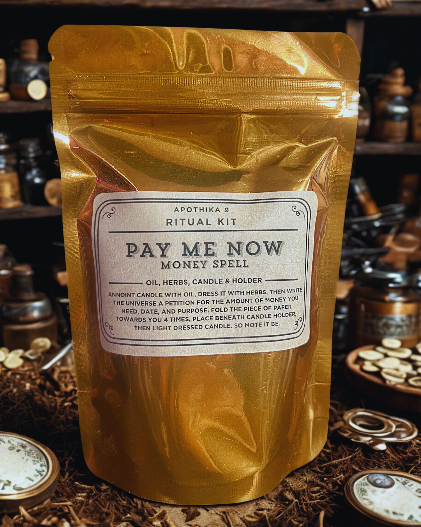 Pay Me Now Ritual Kit