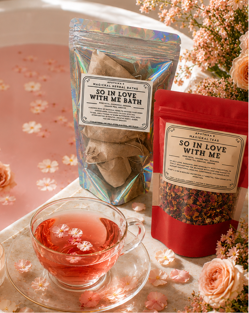 So In Love With Me Tea & Herbal Bath Gift Set