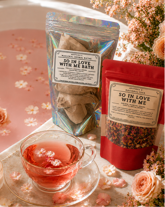 So In Love With Me Tea & Herbal Bath Gift Set